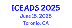 International Conference on Engineering and Design Sciences (ICEADS) June 15, 2025 - Toronto, Canada