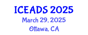 International Conference on Engineering and Design Sciences (ICEADS) March 29, 2025 - Ottawa, Canada