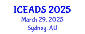 International Conference on Engineering and Design Sciences (ICEADS) March 29, 2025 - Sydney, Australia