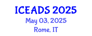 International Conference on Engineering and Design Sciences (ICEADS) May 03, 2025 - Rome, Italy