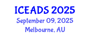 International Conference on Engineering and Design Sciences (ICEADS) September 09, 2025 - Melbourne, Australia