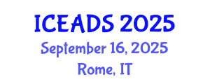 International Conference on Engineering and Design Sciences (ICEADS) September 16, 2025 - Rome, Italy
