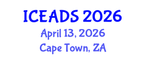 International Conference on Engineering and Design Sciences (ICEADS) April 13, 2026 - Cape Town, South Africa International Conference on Engineering and Design Sciences (ICEADS) April 13, 2026 - Cape Town, South Africa