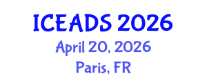 International Conference on Engineering and Design Sciences (ICEADS) April 20, 2026 - Paris, France International Conference on Engineering and Design Sciences (ICEADS) April 20, 2026 - Paris, France
