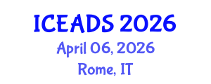 International Conference on Engineering and Design Sciences (ICEADS) April 06, 2026 - Rome, Italy International Conference on Engineering and Design Sciences (ICEADS) April 06, 2026 - Rome, Italy
