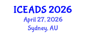 International Conference on Engineering and Design Sciences (ICEADS) April 27, 2026 - Sydney, Australia International Conference on Engineering and Design Sciences (ICEADS) April 27, 2026 - Sydney, Australia