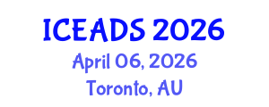International Conference on Engineering and Design Sciences (ICEADS) April 06, 2026 - Toronto, Australia International Conference on Engineering and Design Sciences (ICEADS) April 06, 2026 - Toronto, Australia