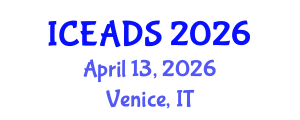 International Conference on Engineering and Design Sciences (ICEADS) April 13, 2026 - Venice, Italy International Conference on Engineering and Design Sciences (ICEADS) April 13, 2026 - Venice, Italy