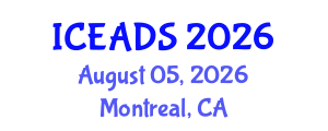 International Conference on Engineering and Design Sciences (ICEADS) August 05, 2026 - Montreal, Canada International Conference on Engineering and Design Sciences (ICEADS) August 05, 2026 - Montreal, Canada