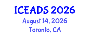 International Conference on Engineering and Design Sciences (ICEADS) August 14, 2026 - Toronto, Canada International Conference on Engineering and Design Sciences (ICEADS) August 14, 2026 - Toronto, Canada