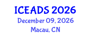 International Conference on Engineering and Design Sciences (ICEADS) December 09, 2026 - Macau, China International Conference on Engineering and Design Sciences (ICEADS) December 09, 2026 - Macau, China