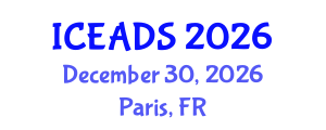 International Conference on Engineering and Design Sciences (ICEADS) December 30, 2026 - Paris, France International Conference on Engineering and Design Sciences (ICEADS) December 30, 2026 - Paris, France