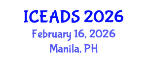 International Conference on Engineering and Design Sciences (ICEADS) February 16, 2026 - Manila, Philippines International Conference on Engineering and Design Sciences (ICEADS) February 16, 2026 - Manila, Philippines