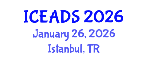 International Conference on Engineering and Design Sciences (ICEADS) January 26, 2026 - Istanbul, Turkey International Conference on Engineering and Design Sciences (ICEADS) January 26, 2026 - Istanbul, Turkey