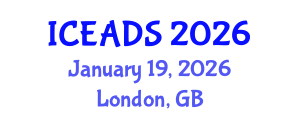 International Conference on Engineering and Design Sciences (ICEADS) January 19, 2026 - London, United Kingdom International Conference on Engineering and Design Sciences (ICEADS) January 19, 2026 - London, United Kingdom