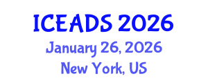 International Conference on Engineering and Design Sciences (ICEADS) January 26, 2026 - New York, United States International Conference on Engineering and Design Sciences (ICEADS) January 26, 2026 - New York, United States