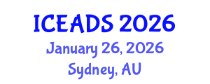 International Conference on Engineering and Design Sciences (ICEADS) January 26, 2026 - Sydney, Australia International Conference on Engineering and Design Sciences (ICEADS) January 26, 2026 - Sydney, Australia