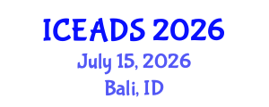 International Conference on Engineering and Design Sciences (ICEADS) July 15, 2026 - Bali, Indonesia International Conference on Engineering and Design Sciences (ICEADS) July 15, 2026 - Bali, Indonesia