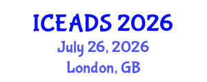 International Conference on Engineering and Design Sciences (ICEADS) July 26, 2026 - London, United Kingdom International Conference on Engineering and Design Sciences (ICEADS) July 26, 2026 - London, United Kingdom