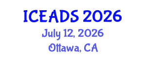 International Conference on Engineering and Design Sciences (ICEADS) July 12, 2026 - Ottawa, Canada International Conference on Engineering and Design Sciences (ICEADS) July 12, 2026 - Ottawa, Canada