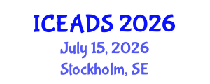 International Conference on Engineering and Design Sciences (ICEADS) July 15, 2026 - Stockholm, Sweden International Conference on Engineering and Design Sciences (ICEADS) July 15, 2026 - Stockholm, Sweden