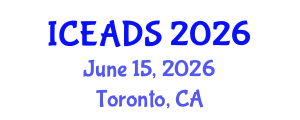 International Conference on Engineering and Design Sciences (ICEADS) June 15, 2026 - Toronto, Canada International Conference on Engineering and Design Sciences (ICEADS) June 15, 2026 - Toronto, Canada