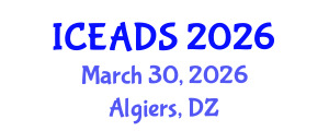 International Conference on Engineering and Design Sciences (ICEADS) March 30, 2026 - Algiers, Algeria International Conference on Engineering and Design Sciences (ICEADS) March 30, 2026 - Algiers, Algeria
