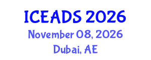 International Conference on Engineering and Design Sciences (ICEADS) November 08, 2026 - Dubai, United Arab Emirates International Conference on Engineering and Design Sciences (ICEADS) November 08, 2026 - Dubai, United Arab Emirates