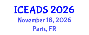 International Conference on Engineering and Design Sciences (ICEADS) November 18, 2026 - Paris, France International Conference on Engineering and Design Sciences (ICEADS) November 18, 2026 - Paris, France
