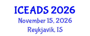 International Conference on Engineering and Design Sciences (ICEADS) November 15, 2026 - Reykjavik, Iceland International Conference on Engineering and Design Sciences (ICEADS) November 15, 2026 - Reykjavik, Iceland