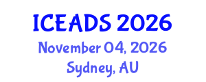 International Conference on Engineering and Design Sciences (ICEADS) November 04, 2026 - Sydney, Australia International Conference on Engineering and Design Sciences (ICEADS) November 04, 2026 - Sydney, Australia