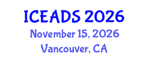 International Conference on Engineering and Design Sciences (ICEADS) November 15, 2026 - Vancouver, Canada International Conference on Engineering and Design Sciences (ICEADS) November 15, 2026 - Vancouver, Canada