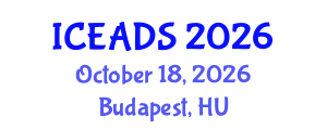 International Conference on Engineering and Design Sciences (ICEADS) October 18, 2026 - Budapest, Hungary International Conference on Engineering and Design Sciences (ICEADS) October 18, 2026 - Budapest, Hungary