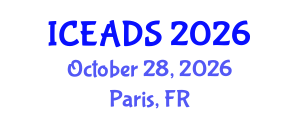 International Conference on Engineering and Design Sciences (ICEADS) October 28, 2026 - Paris, France International Conference on Engineering and Design Sciences (ICEADS) October 28, 2026 - Paris, France
