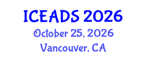 International Conference on Engineering and Design Sciences (ICEADS) October 25, 2026 - Vancouver, Canada International Conference on Engineering and Design Sciences (ICEADS) October 25, 2026 - Vancouver, Canada