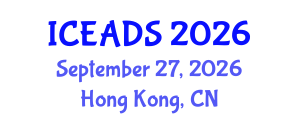 International Conference on Engineering and Design Sciences (ICEADS) September 27, 2026 - Hong Kong, China International Conference on Engineering and Design Sciences (ICEADS) September 27, 2026 - Hong Kong, China