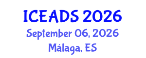 International Conference on Engineering and Design Sciences (ICEADS) September 06, 2026 - Málaga, Spain International Conference on Engineering and Design Sciences (ICEADS) September 06, 2026 - Málaga, Spain
