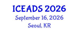 International Conference on Engineering and Design Sciences (ICEADS) September 16, 2026 - Seoul, Republic of Korea International Conference on Engineering and Design Sciences (ICEADS) September 16, 2026 - Seoul, Republic of Korea