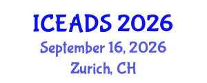 International Conference on Engineering and Design Sciences (ICEADS) September 16, 2026 - Zurich, Switzerland International Conference on Engineering and Design Sciences (ICEADS) September 16, 2026 - Zurich, Switzerland