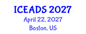 International Conference on Engineering and Design Sciences (ICEADS) April 22, 2027 - Boston, United States International Conference on Engineering and Design Sciences (ICEADS) April 22, 2027 - Boston, United States