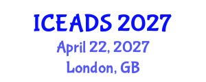 International Conference on Engineering and Design Sciences (ICEADS) April 22, 2027 - London, United Kingdom International Conference on Engineering and Design Sciences (ICEADS) April 22, 2027 - London, United Kingdom