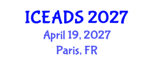 International Conference on Engineering and Design Sciences (ICEADS) April 19, 2027 - Paris, France International Conference on Engineering and Design Sciences (ICEADS) April 19, 2027 - Paris, France