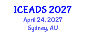International Conference on Engineering and Design Sciences (ICEADS) April 24, 2027 - Sydney, Australia International Conference on Engineering and Design Sciences (ICEADS) April 24, 2027 - Sydney, Australia