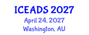 International Conference on Engineering and Design Sciences (ICEADS) April 24, 2027 - Washington, Australia International Conference on Engineering and Design Sciences (ICEADS) April 24, 2027 - Washington, Australia