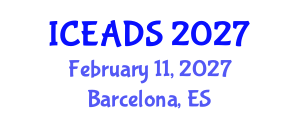 International Conference on Engineering and Design Sciences (ICEADS) February 11, 2027 - Barcelona, Spain International Conference on Engineering and Design Sciences (ICEADS) February 11, 2027 - Barcelona, Spain