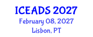 International Conference on Engineering and Design Sciences (ICEADS) February 08, 2027 - Lisbon, Portugal International Conference on Engineering and Design Sciences (ICEADS) February 08, 2027 - Lisbon, Portugal