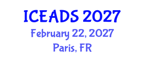 International Conference on Engineering and Design Sciences (ICEADS) February 22, 2027 - Paris, France International Conference on Engineering and Design Sciences (ICEADS) February 22, 2027 - Paris, France