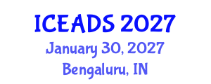 International Conference on Engineering and Design Sciences (ICEADS) January 30, 2027 - Bengaluru, India International Conference on Engineering and Design Sciences (ICEADS) January 30, 2027 - Bengaluru, India