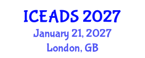 International Conference on Engineering and Design Sciences (ICEADS) January 21, 2027 - London, United Kingdom International Conference on Engineering and Design Sciences (ICEADS) January 21, 2027 - London, United Kingdom