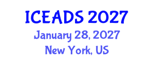 International Conference on Engineering and Design Sciences (ICEADS) January 28, 2027 - New York, United States International Conference on Engineering and Design Sciences (ICEADS) January 28, 2027 - New York, United States